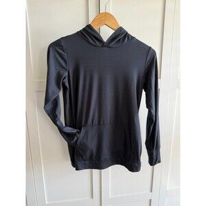 Runway Girls Black drape Back Activewear Hoodie Youth Size Large 12-14